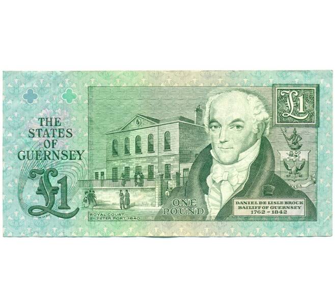 Банкнота 1 фунт 1991 года Гернси (Артикул K11-124265)