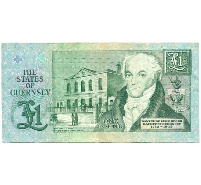 Банкнота 1 фунт 1991 года Гернси (Артикул K11-124266)