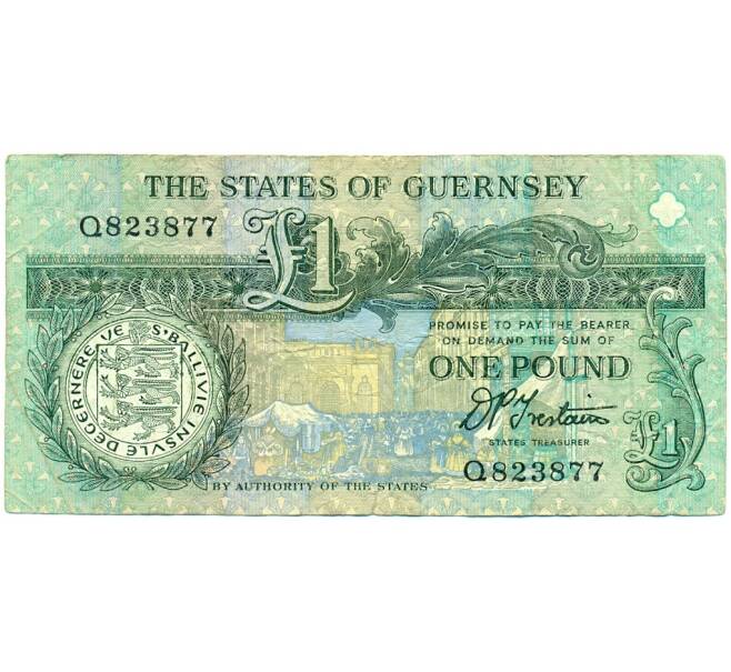 Банкнота 1 фунт 1991 года Гернси (Артикул K11-124267)