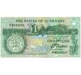 Банкнота 1 фунт 1991 года Гернси (Артикул K11-124268)