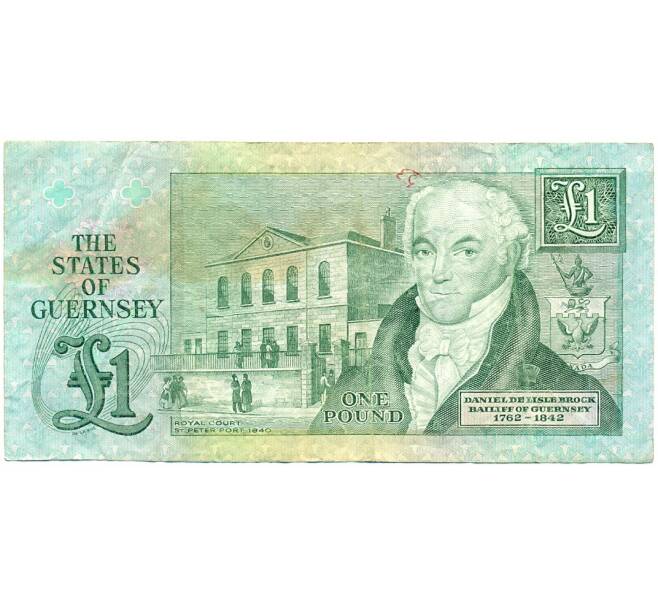 Банкнота 1 фунт 1980 года Гернси (Артикул K11-124270)