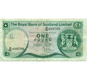 1 фунт стерлингов 1980 года Великобритания (Банк Шотландии)