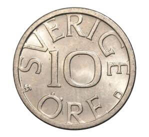 10 эре 1990 года Швеция — Фото №2