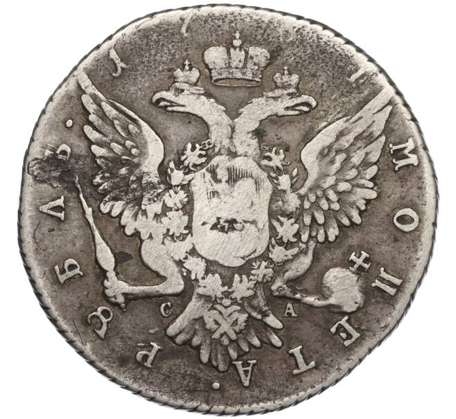 Монета 1 рубль 1764 года СПБ ТI СА (Артикул: K11-123946) — Фото №2