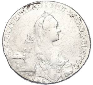 1 рубль 1766 года СПБ ТI АШ — Фото №1