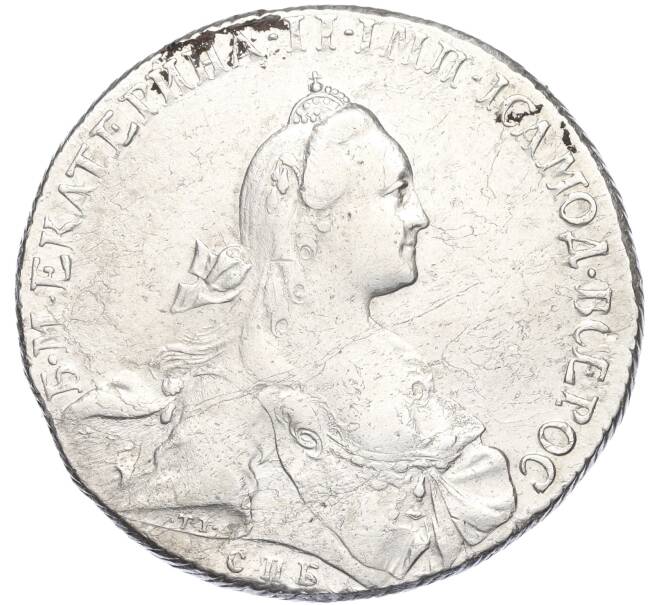 Монета 1 рубль 1766 года СПБ ТI АШ (Артикул: K11-123948) — Фото №1