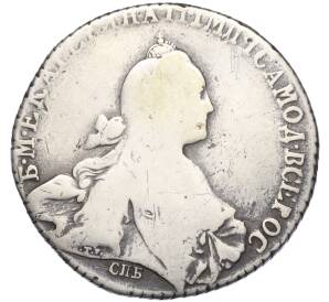 1 рубль 1770 года СПБ ТI СА — Фото №1