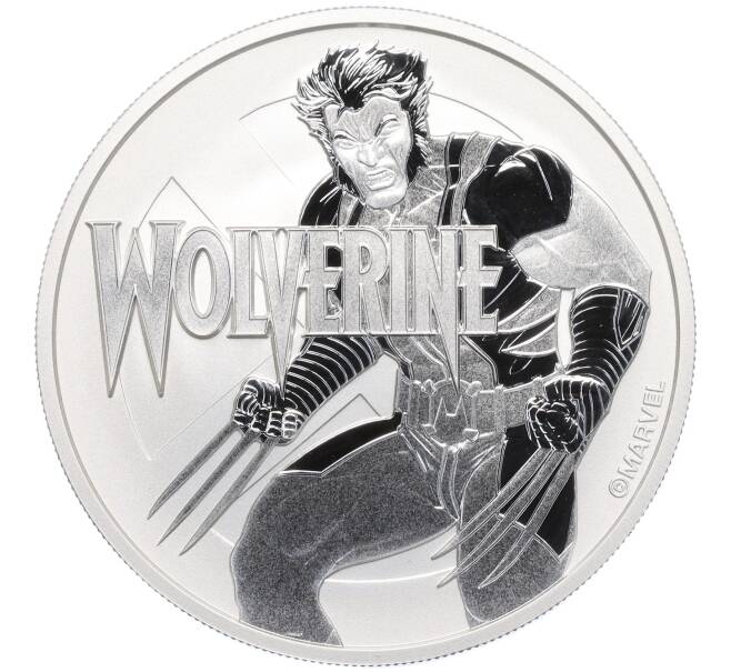 Монета 1 доллар 2021 года Тувалу «Комиксы Marvel — Росомаха» (Артикул M2-72516)