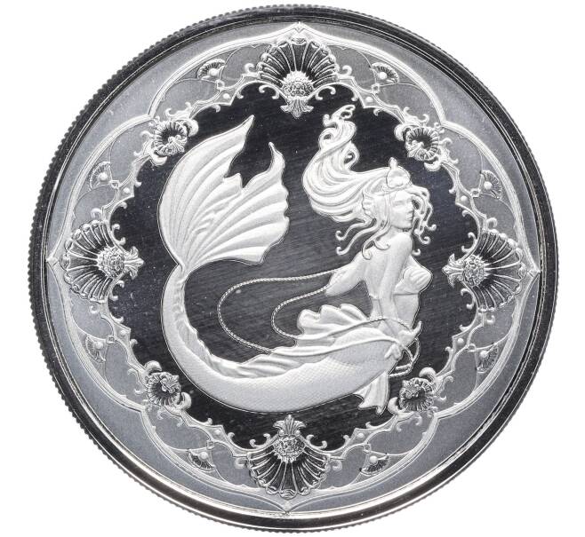Монета 2 тала 2022 года Самоа «Русалка — принцесса морей» (Артикул M2-72517)