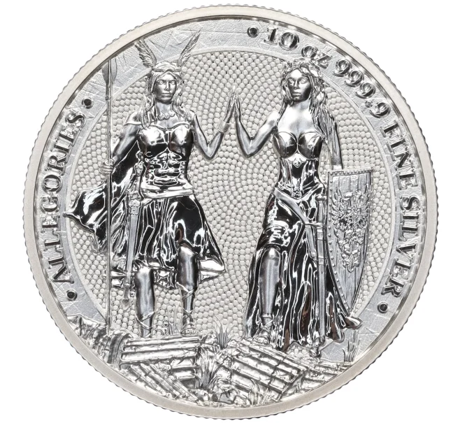 Монета 50 марок 2023 года Германия «Аллегории Галлии и Германии» (Артикул M2-72519)