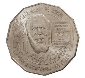 50 центов 2017 года Австралия «25 лет решению Мабо и 50 лет Референдуму 1967 года» — Фото №1