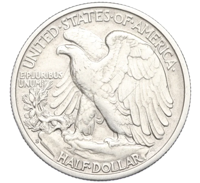 Монета 1/2 доллара (50 центов) 1942 года S США (Артикул K11-124518)