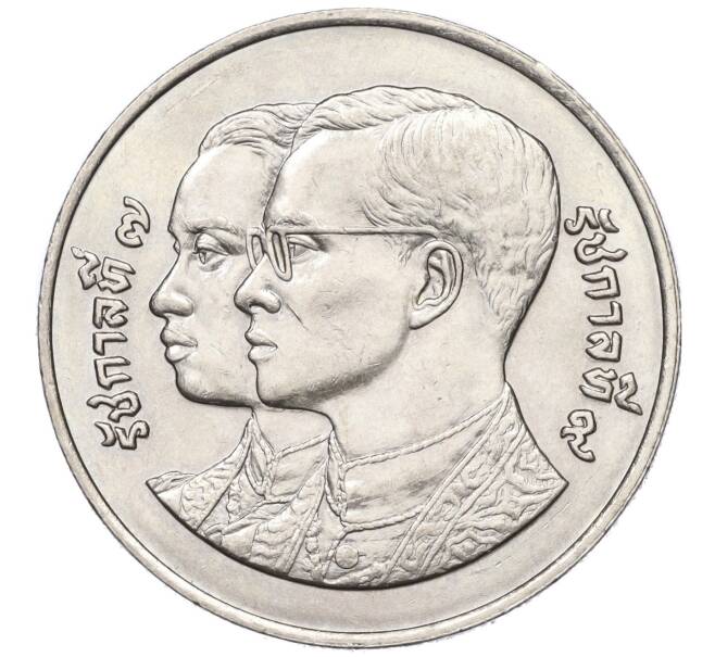 Монета 10 бат 1992 года (BE 2535) Таиланд «60 лет Национальной Ассамблее» (Артикул M2-72581)