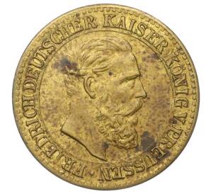 Игровая монета «Кайзер Фридрих» 1888 года Великобритания