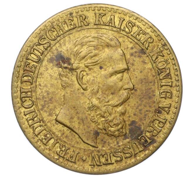 Игровая монета «Кайзер Фридрих» 1888 года Великобритания (Артикул K11-124583)