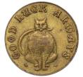 Игровой жетон «Samson Novelty Co — Кошка удачи» Великобритания (Артикул K11-124585)