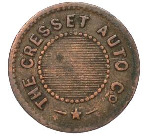 Жетон «Cresset Auto Co» 1901-1926 года Великобритания