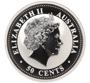 50 центов 2001 года Австралия «Китайский гороскоп — Год змеи»
