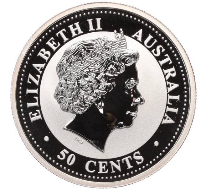 Монета 50 центов 2002 года Австралия «Китайский гороскоп — Год лошади» (Артикул T11-03769)