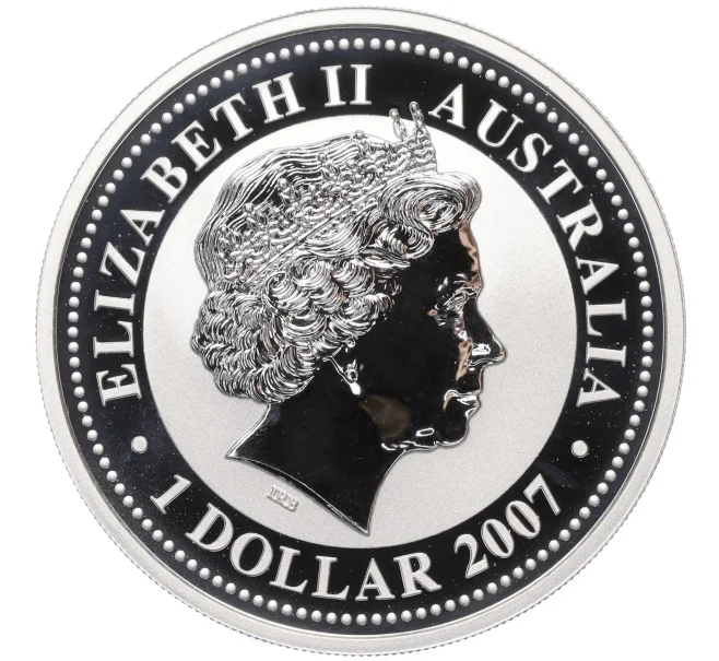 Монета 1 доллар 2008 года Австралия «Год крысы» (Артикул T11-03772)