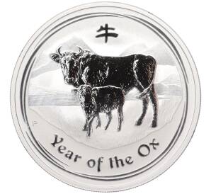 1 доллар 2009 года Австралия «Лунный календарь — Год быка»