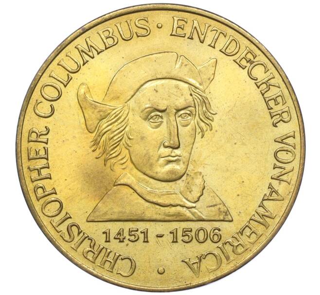 Жетон «Христофор Колумб» Германия (Артикул K11-124646)