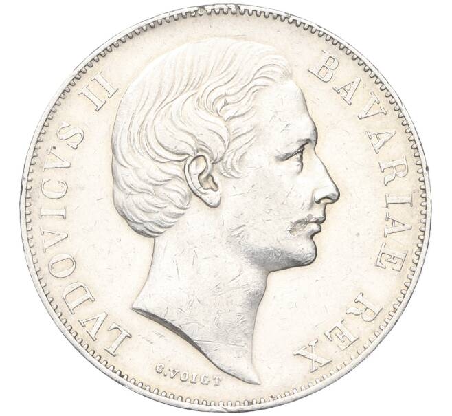 Монета 1 талер 1870 года Бавария (Артикул K11-124725)