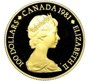 100 долларов 1981 года Канада «Гимн Канады»