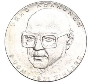 50 марок 1981 года Финляндия «80 лет со дня рождения президента Урхо Кекконен»