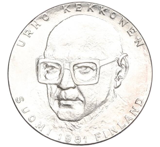 Монета 50 марок 1981 года Финляндия «80 лет со дня рождения президента Урхо Кекконен» (Артикул M2-72804)