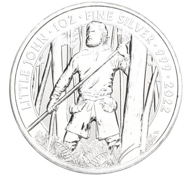 Монета 2 фунта 2022 года Великобритания «Мифы и легенды — Маленький Джон» (Артикул M2-72821)