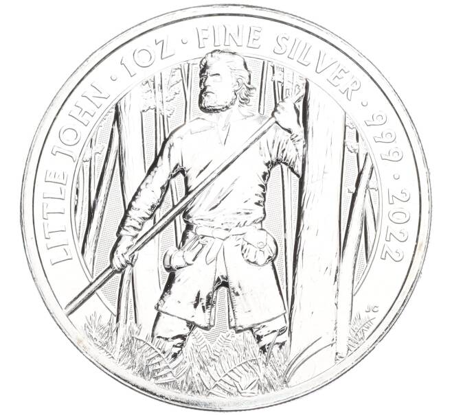 Монета 2 фунта 2022 года Великобритания «Мифы и легенды — Маленький Джон» (Артикул M2-72822)