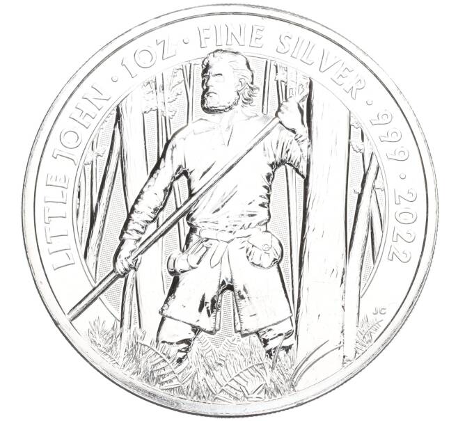Монета 2 фунта 2022 года Великобритания «Мифы и легенды — Маленький Джон» (Артикул M2-72823)