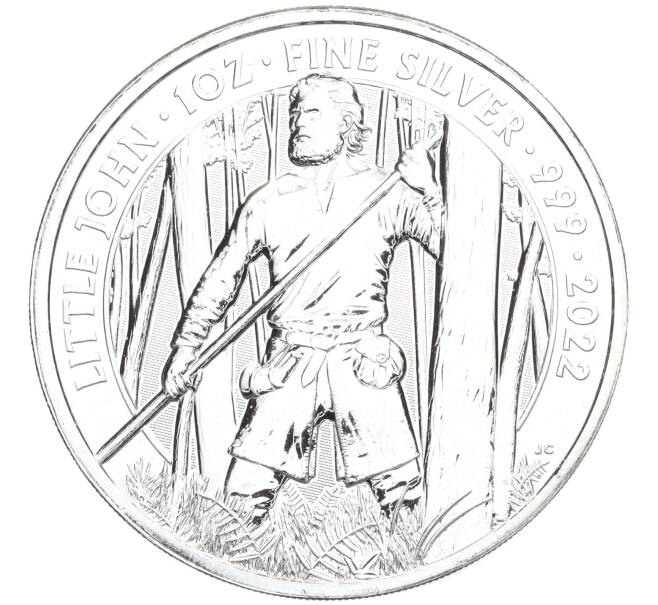 Монета 2 фунта 2022 года Великобритания «Мифы и легенды — Маленький Джон» (Артикул M2-72824)