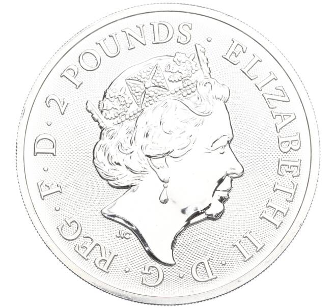 Монета 2 фунта 2022 года Великобритания «Мифы и легенды — Маленький Джон» (Артикул M2-72825)