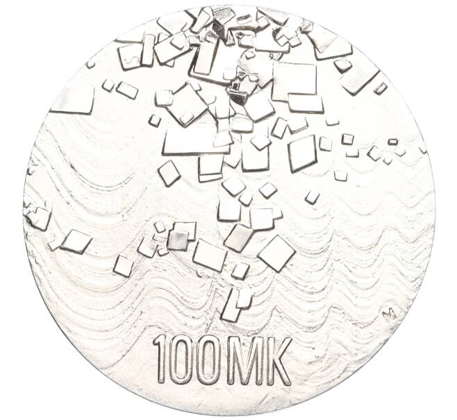 Монета 100 марок 1992 года Финляндия «75 лет независимости» (Артикул M2-72848)