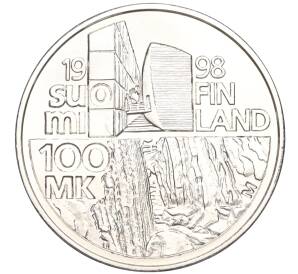 100 марок 1998 года Финляндия «100 лет со дня рождения Алвара Аалто»