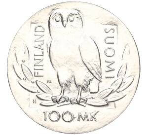 100 марок 1990 года Финляндия «350 лет Хельсинкскому университету»