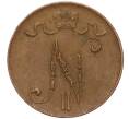 Монета 5 пенни 1916 года Русская Финляндия (Артикул M1-58608)
