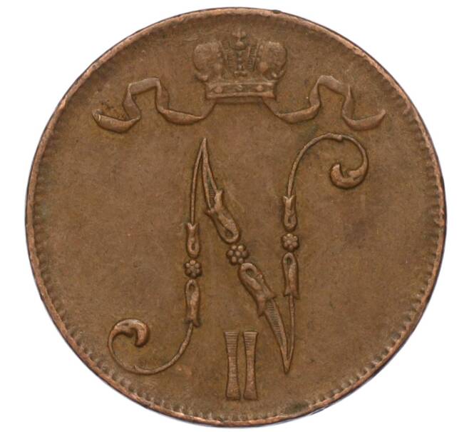 Монета 5 пенни 1916 года Русская Финляндия (Артикул M1-58615)