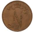 Монета 5 пенни 1916 года Русская Финляндия (Артикул M1-58638)