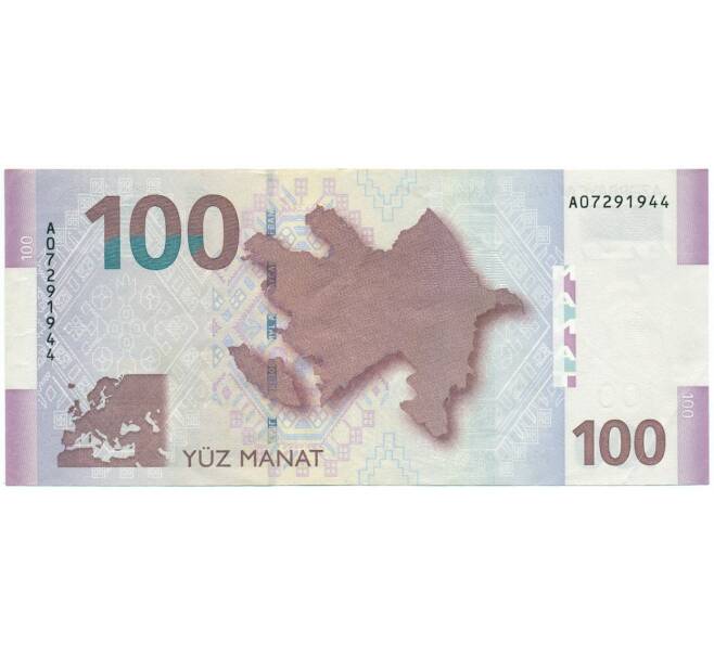 Банкнота 100 манат 2005 года Азербайджан (Артикул T11-03865)