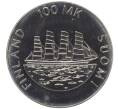 Монета 100 марок 1991 года Финляндия «70 лет автономии Аландских островов» (Артикул M2-72971)