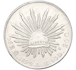 8 реалов 1894 года Мексика