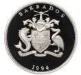 Монета 5 долларов 1994 года Барбадос «Педро Сармьенто де Гамбоа» (Артикул M2-72986)