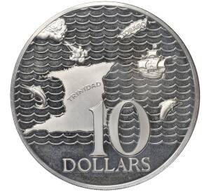 10 долларов 1973 года Тринидад и Тобаго