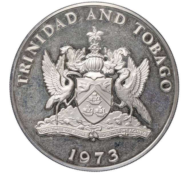 Монета 10 долларов 1973 года Тринидад и Тобаго (Артикул M2-72987)