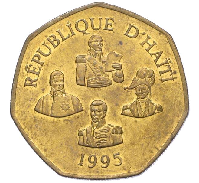 Монета 5 гурдов 1995 года Гаити (Артикул T11-03893)