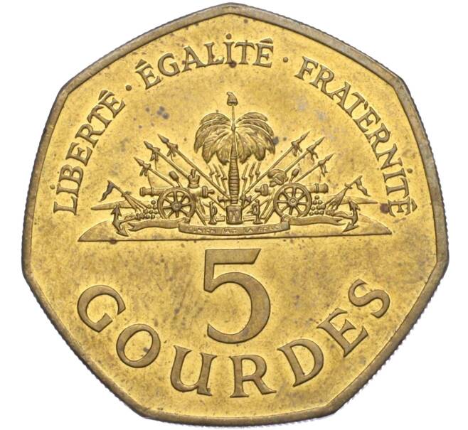 Монета 5 гурдов 1995 года Гаити (Артикул T11-03893)