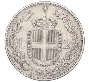 2 лиры 1887 года Италия